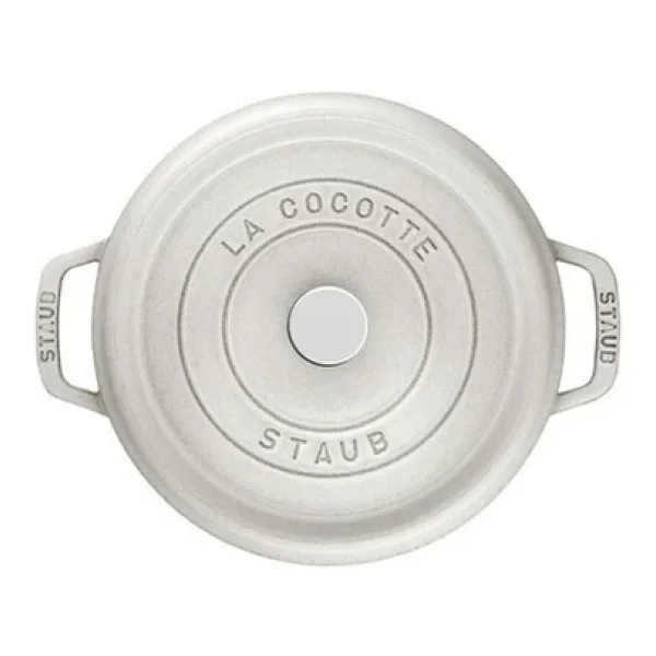 Staub La Cocotte Yuvarlak Trüf Beyazı 28 cm Döküm Tencere - Görsel 7