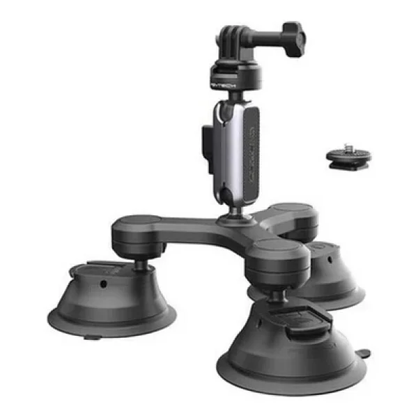 Pgytech P-GM-224 CapLock Three Arm Suction Mount - Görsel 3