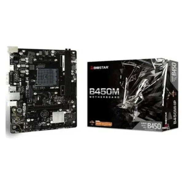 Biostar B450MHP AMD AM4 DDR4 Micro ATX Anakart - Görsel 6