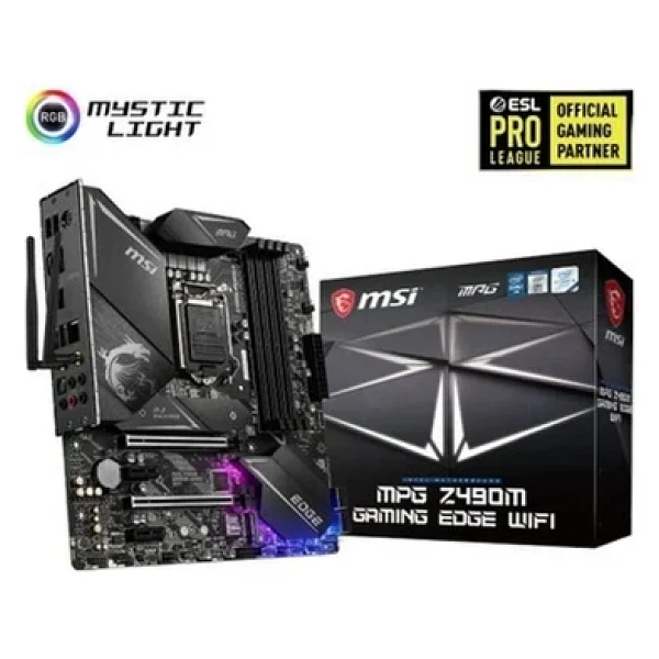 MSI MPG Z490 Gaming Edge Wi-Fi Intel LGA1200 DDR4 ATX Anakart - Görsel 2