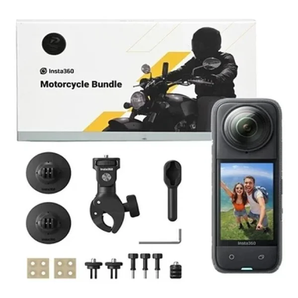 Insta360 X4 Aksiyon Kamerası - Motosiklet Kiti - Görsel 2