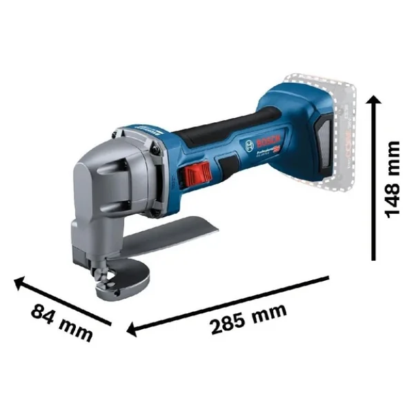 Bosch GSC 18V-16 E Tek Akülü 4 Ah Sac Kesme Makinesi - Görsel 7