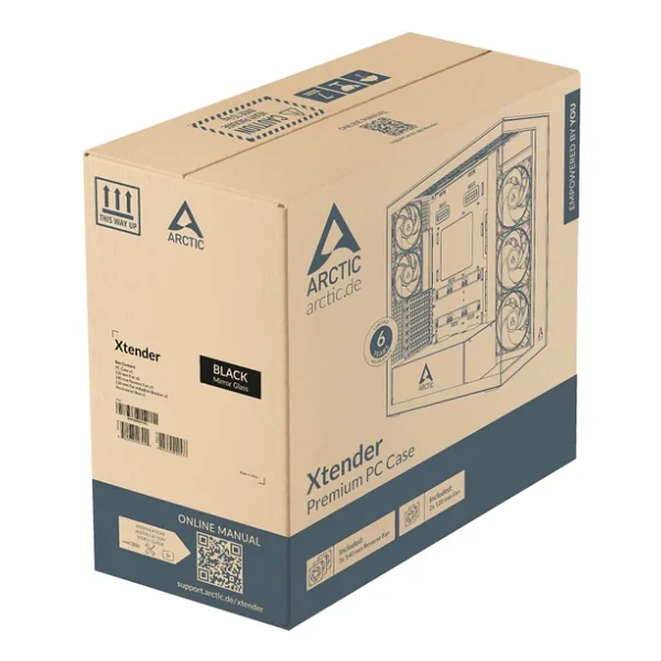 Arctic Xtender ARGB Fanlı Siyah E-ATX Oyuncu Kasası - Görsel 10