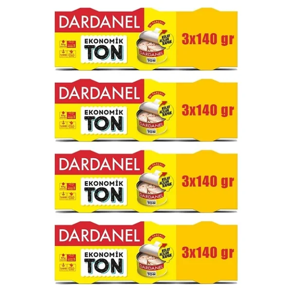 Dardanel Eko Ton Balığı 3X140 Gr X 4 Adet - Görsel 6