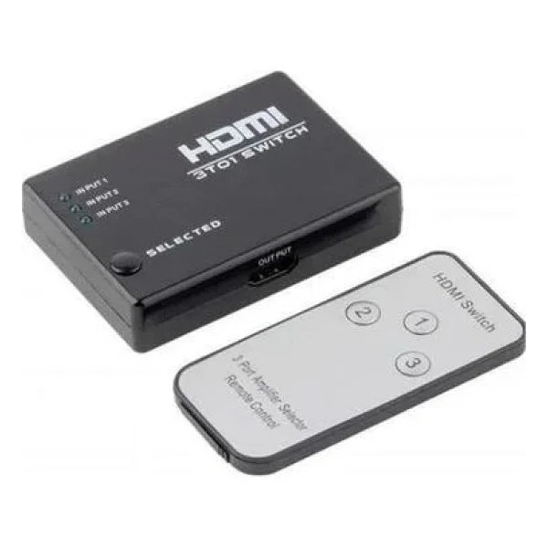 Alfais 4750 3 Giriş 1 Çıkış Kumandalı HDMI Switch - Görsel 7