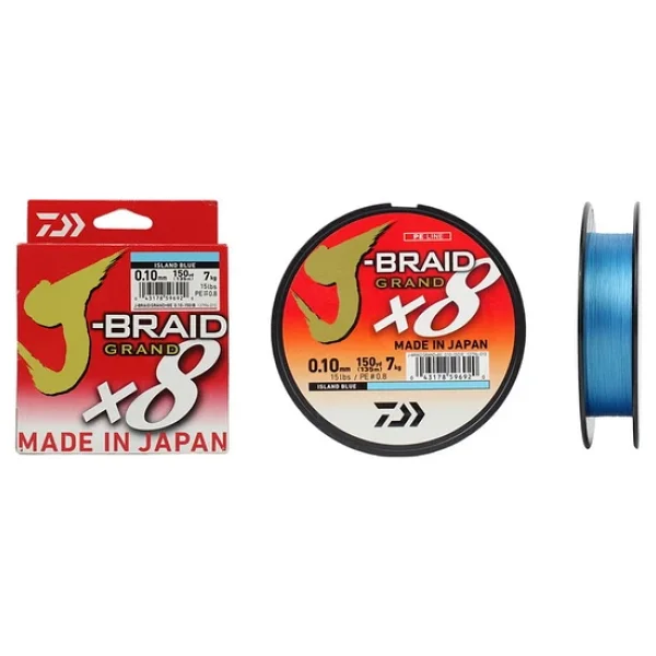 Daiwa J-Braid Grand 8X 135 m 0.10 mm 7 kg İp Misina - Görsel 2