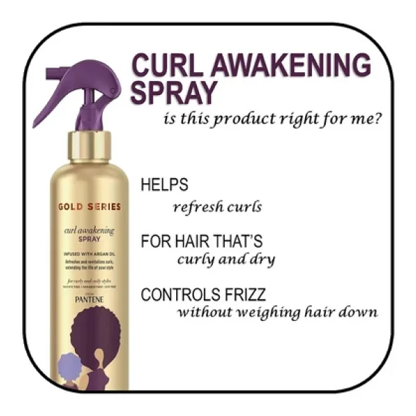 Pantene Gold Series Curl Awakening Bukle Canlandırıcı 250 ml Saç Spreyi - Görsel 6