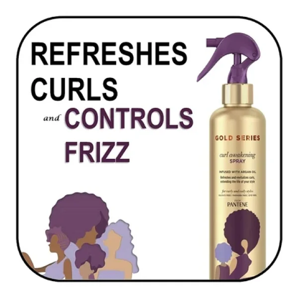 Pantene Gold Series Curl Awakening Bukle Canlandırıcı 250 ml Saç Spreyi - Görsel 7
