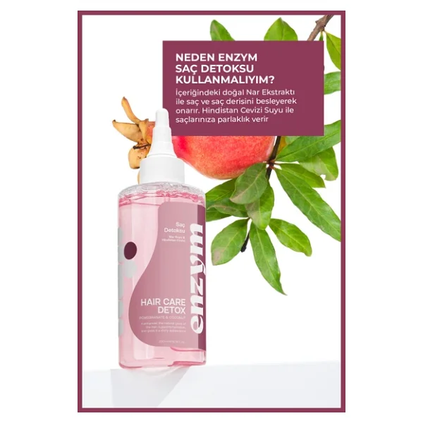 Enzym Cosmetics Nar Suyu ve Hindistan Cevizi 200 ml Saç Toniği - Görsel 2