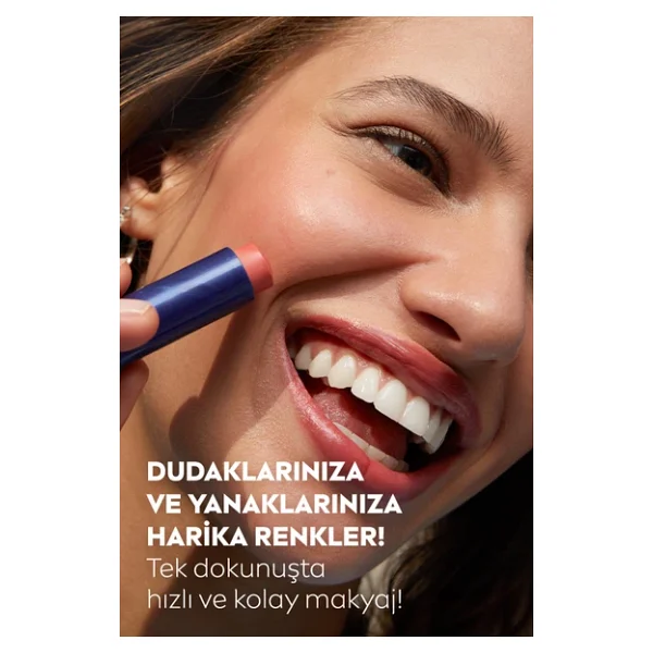 NIVEA Renkli Nemlendirici Dudak Bakım Kremi Mercan 4.8gr,spf30, Allık Etkisi, Dudak Ve Yanaklar, E Vitamin - Görsel 5