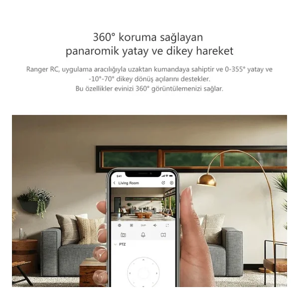Imou Ranger RC IPC-GK2CP-3C0WR 3 MP 3.6mm Lens Gece Görüşlü Wi-Fi Güvenlik Kamerası - Görsel 8