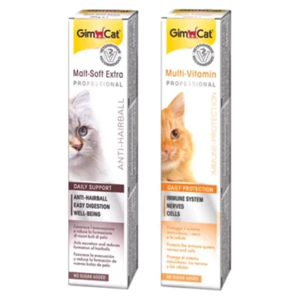 Gimcat Malt Soft Extra 20 gr + Multi-Vitamin 20 gr Kedi Macunu - Görsel 3