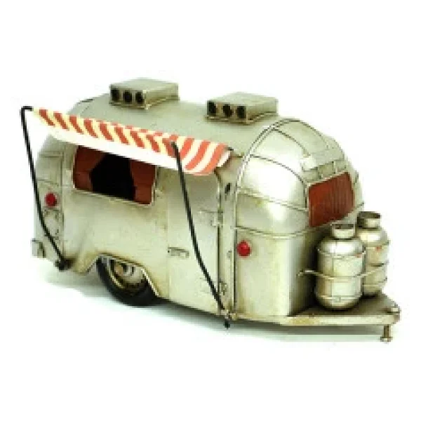 Dekoratif Tenteli Metal Karavan - Görsel 8