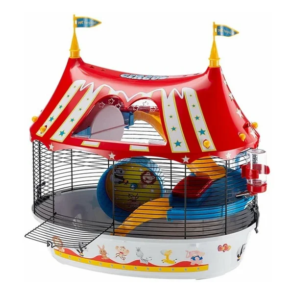 Ferplast Circus Fun Hamster Kafesi Siyah 49X34x42cm - Görsel 4