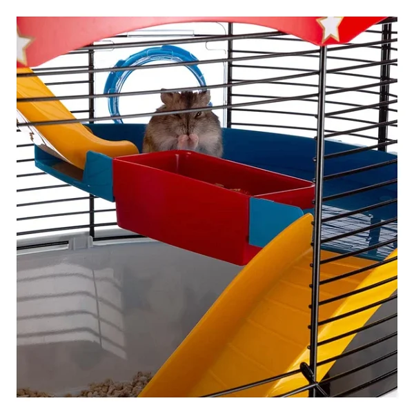Ferplast Circus Fun Hamster Kafesi Siyah 49X34x42cm - Görsel 8