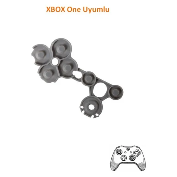Xbox One Uyumlu Silikon Buton Ped Takımı - Yüksek Hassasiyetli - Görsel 4