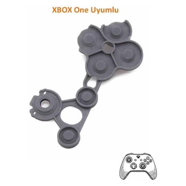 Xbox One Uyumlu Silikon Buton Ped Takımı - Yüksek Hassasiyetli - Görsel 2