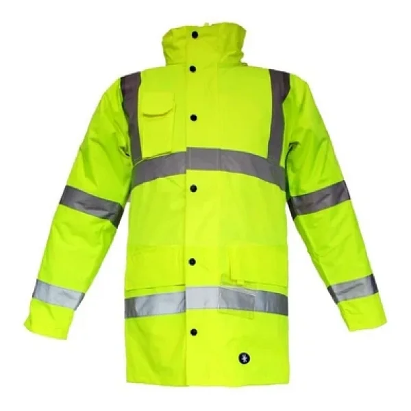 Junıor Jn1011 Waterproof Fosforlu Oxford Parka Sarı Xxl Beden - Görsel 4
