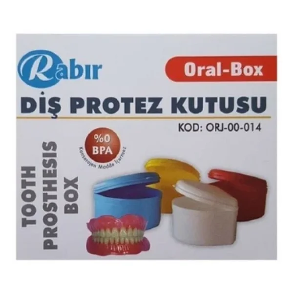 Diş Protez Kutusu - Protez Diş Saklama Kabı - Protez Diş Saklama Kutusu - 1 Adet- - Görsel 5