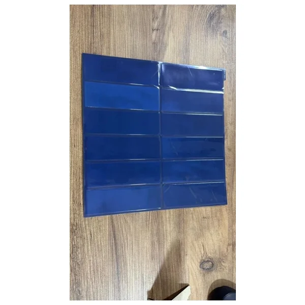 30cmx30cm Saks Mavi Epoksi 1 Adet 3D Yapışkanlı Duvar Paneli Kağıdı Sticker Mutfak Banyo Salon Ofis - Görsel 4