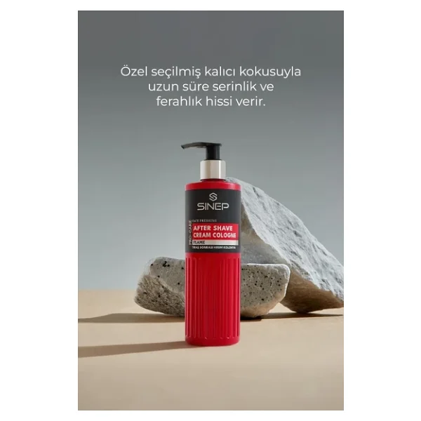 Sinep Pro-Care Tıraş Sonrası Krem Kolonya Balsam 400 Ml Flame - Görsel 4