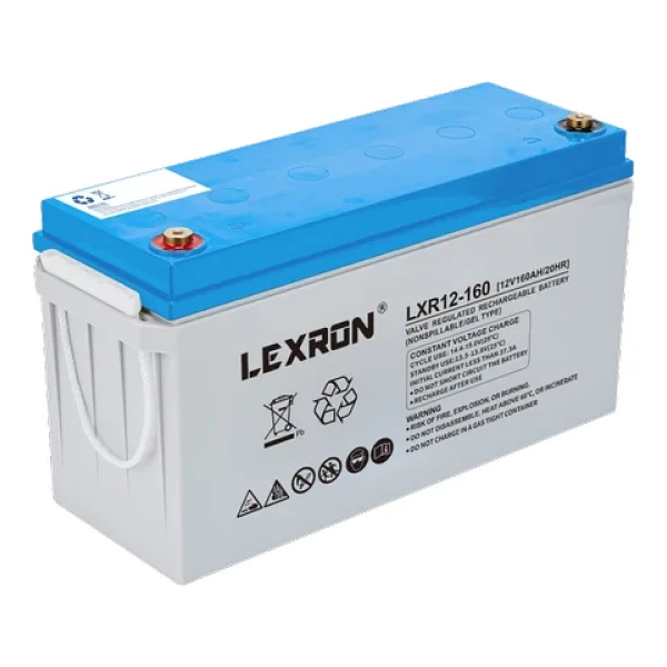 Lexron LXR12-160 12 V 160 Ah Nano-Karbon Jel Akü - Görsel 2