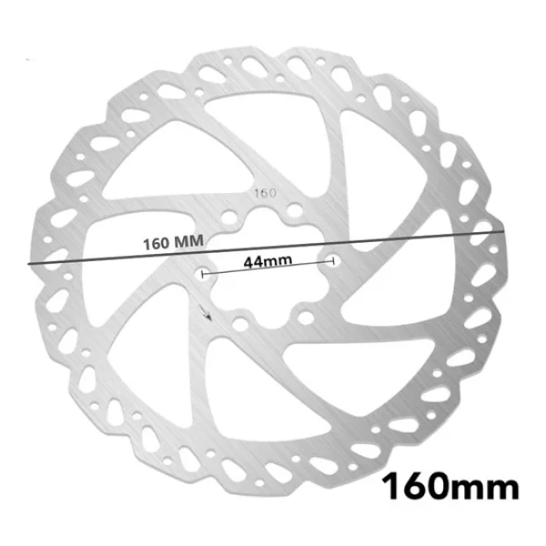 Hsgl Bisiklet Mtb Disk Fren Rotor 160 Mm 6 Vidalı Bisiklet Yedek Parça - Görsel 2