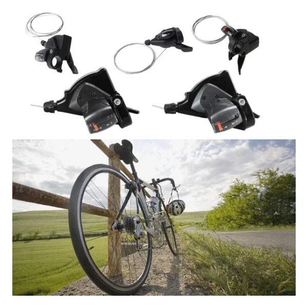Hsgl Bisiklet Microshıft Ts-38-8 3x8 Vites Kolu Shimano Mod - Görsel 2