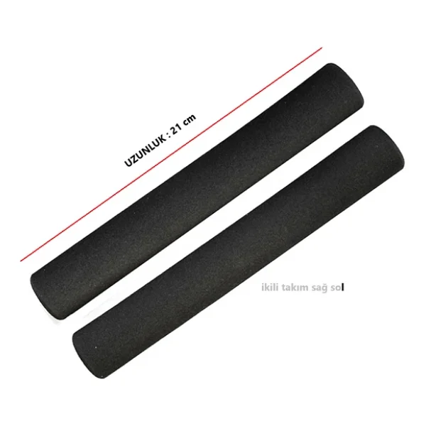 Hsgl Bisiklet Siyah 2li Sünger Yumuşak Elcik 21 Cm Uzun Tip - Görsel 4