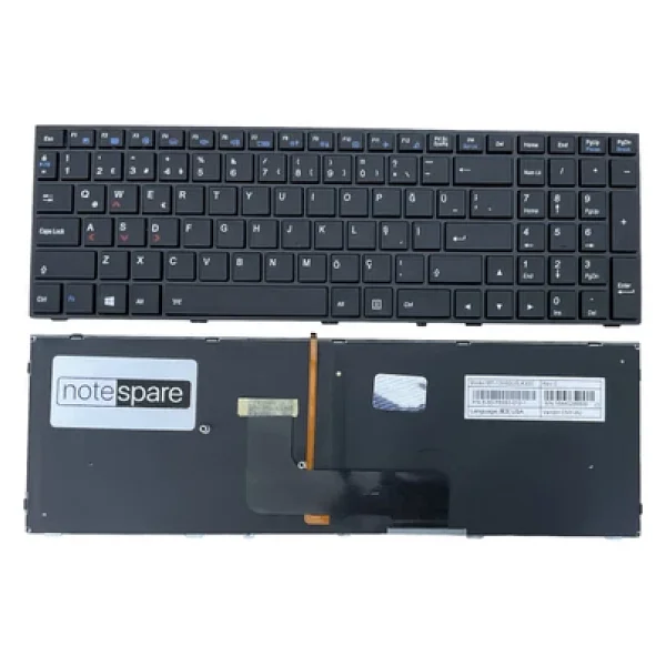 Casper İle Uyumlu Excalibur G500 Notebook Klavye Işıklı Siyah Tr - Görsel 2