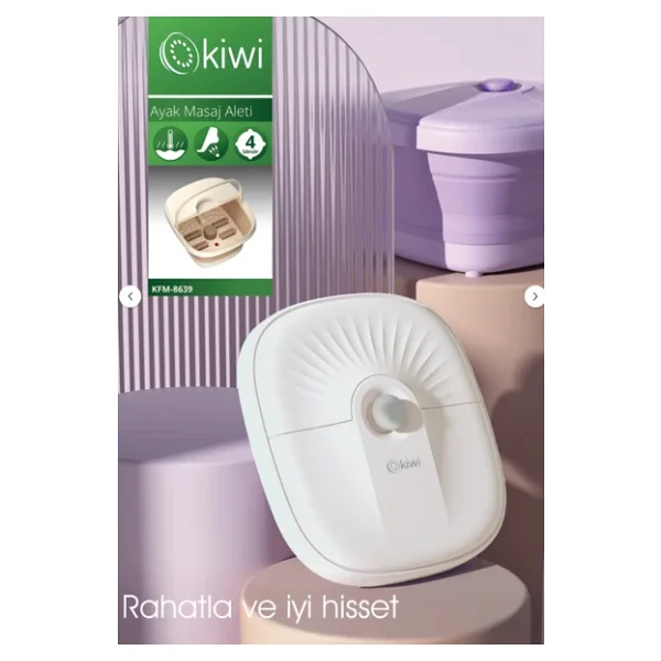 Kiwi KFM-8639 Beyaz Ayak Masaj Aleti - Görsel 4