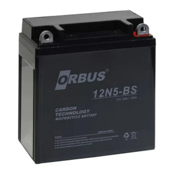 Orbus 12N5-BS 12 V 5 Ah Motosiklet Aküsü - Görsel 3