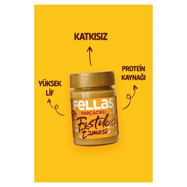Kakaolu Fındık Kreması (315 G) + Fıstık Ezmesi - %100 (300 G) + Ballı Fıstık Ezmesi (300 G) - Görsel 6