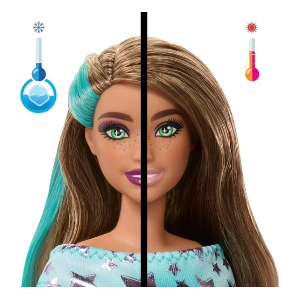 Barbie Parti Paketi Minik Dostumun Doğum Günü Serisi Mavi Elbiseli Bebek JFG72 - Görsel 5