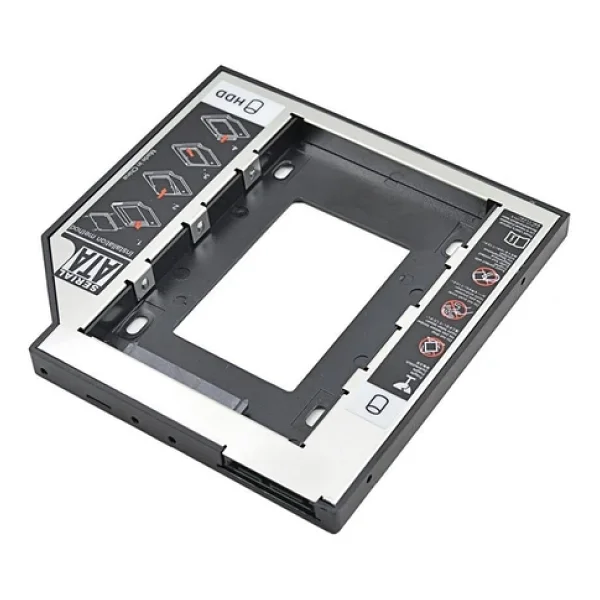 4716 9.5Mm Sata Hdd Harddisk Caddy Kızak Kutu Laptop Ssd Notebook İkinci Hdd Takma - Görsel 3