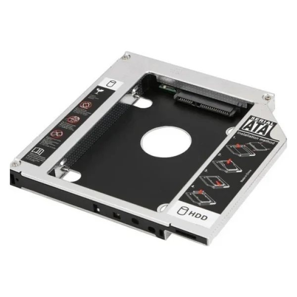 4716 9.5Mm Sata Hdd Harddisk Caddy Kızak Kutu Laptop Ssd Notebook İkinci Hdd Takma - Görsel 2
