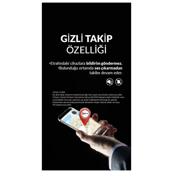 Hbb-K Plus Tag Ios & Android Uyumlu Airtag Akıllı Gps Takip Cihazı - Turuncu - Görsel 6