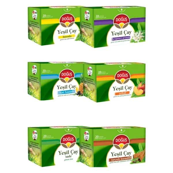 Doğuş Şeftalili Yeşil Çay 20'li - Görsel 6