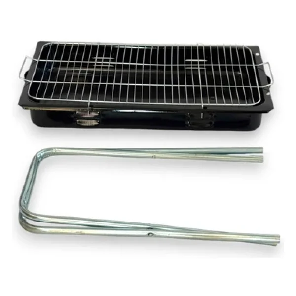 Pratikoutdoor 62x35 cm Emaye Kömürlü Mangal - Görsel 5