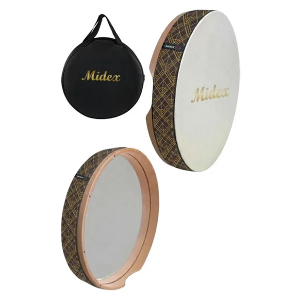 Midex Br-710 Kaliteli Bendir Def Akort Ayarlı El Tutma Oyuklu Çantalı - Görsel 5