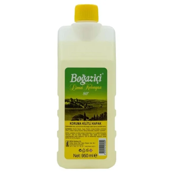 Boğaziçi Limon Kolonyası 80 Derece Bidon 950 ml - Görsel 6