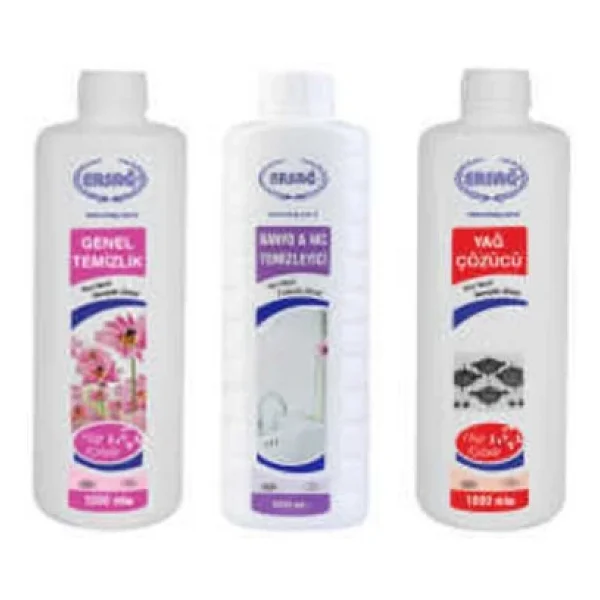 Ersağ Genel Temizlik + Banyo & Wc Temizleyici + Yağ Çöz 1000 ml. - Görsel 5