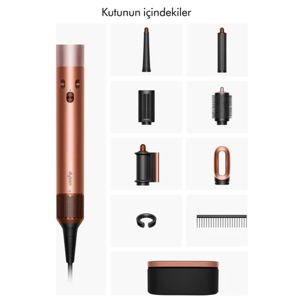 Dyson Airwrap i.d. Amber Silk Saç Şekillendirme Seti - Görsel 3