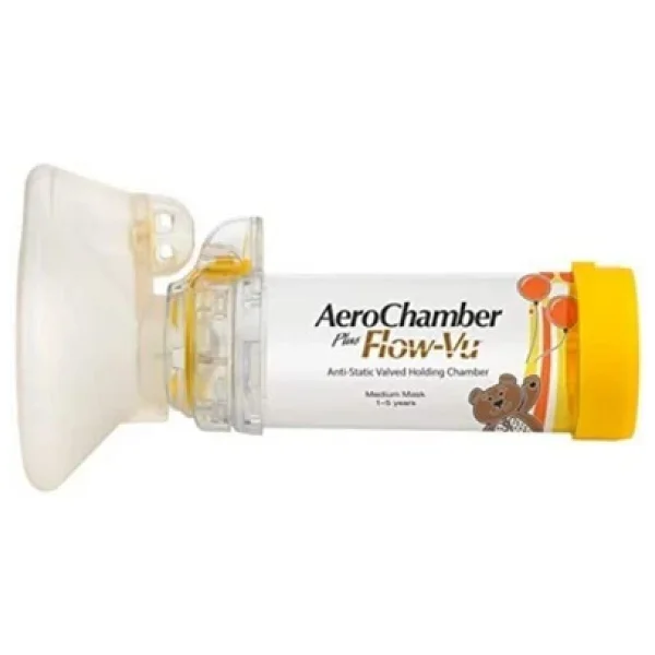 Medikalcim Flow-Vu Sarı 1-5 Yaş Aerochamber - Görsel 2