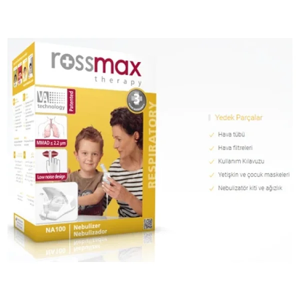 Rossmax NA100 Kompresörlü Nebulizatör - Görsel 7