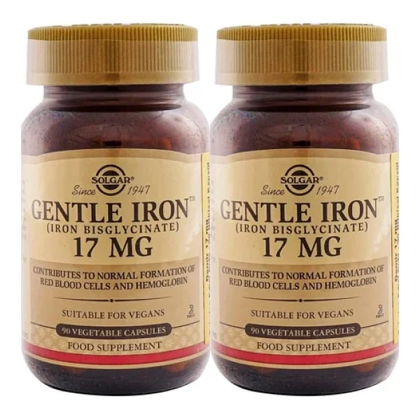 Solgar Gentle Iron 17 mg 90 Kapsül 2'li - Görsel 4