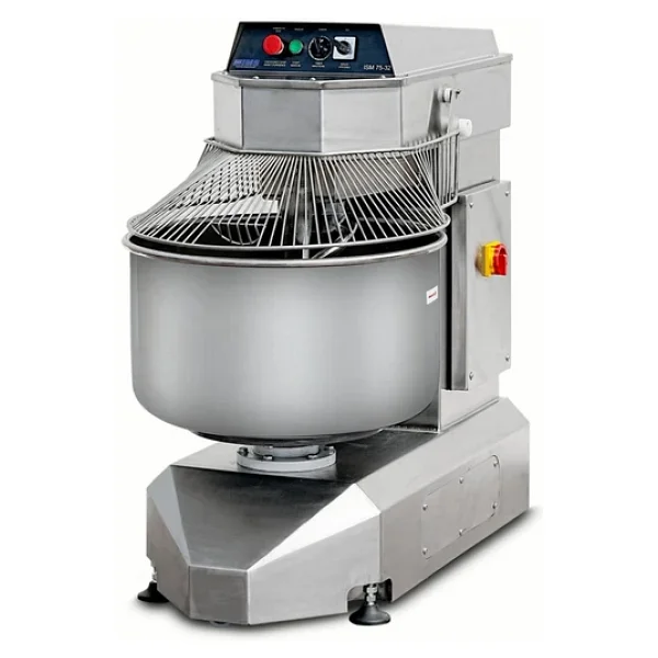 Dirmak ISM 75-32 CR Spiral Hamur Yoğurma Makinası 75 Lt Kazan 35 Kg Un Kapasiteli İki Devirli Krom Gövde380v/3p/50hz - Görsel 5