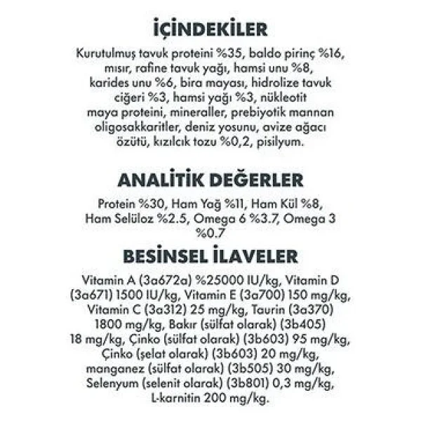 Pro Performance Tavuklu ve Pirinçli 15 kg Kısırlaştırılmış Yetişkin Kedi Maması - Görsel 7
