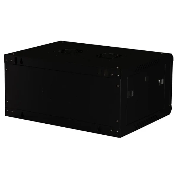 Lande - 4u 19" Duvar Tipi Rack Kabinet - Genişlik: 600 Mm Derinlik: 600 Mm - Siyah (DEMONTE) - Görsel 5