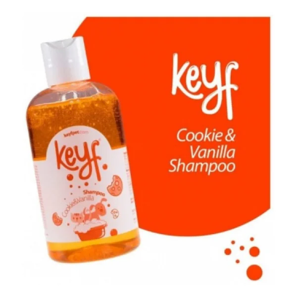 Keyf Cookie ve Vanilya Aromalı 250 ml Kedi Köpek Şampuanı - Görsel 3